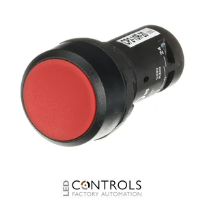 1SFA619101R1021 ABB CP2-10R-20 Red Maintained Compact Pushbutton 2NO - image 2