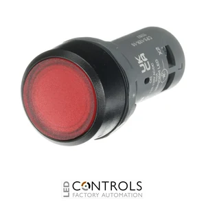 1SFA619101R1211 ABB CP2-12R-10 Illuminated Compact Pushbutton 110–130 V AC/DC 1NO - image 2