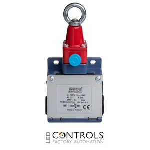 EMAS L53K23HUM112 EMAS L53 SERIES LIMIT SW. SLOW ACTION 1NO+1NC PULL WIRE W RING&RESET - image 3