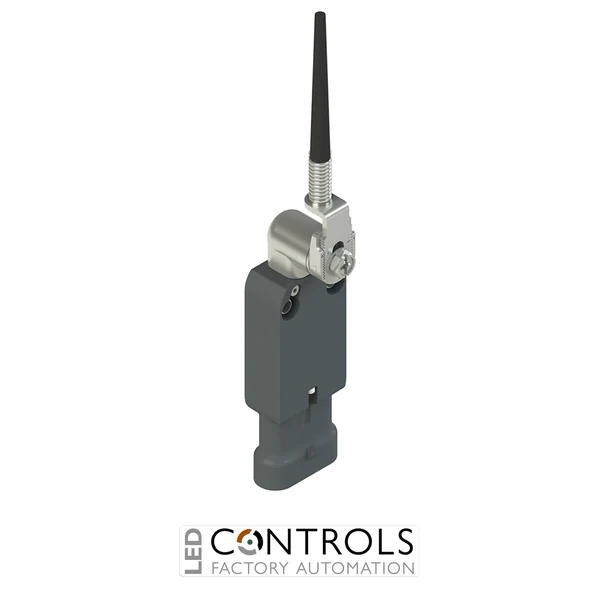 NF B112LL-SAK Pizzato Modular prewired switch with metal revolving lever with flexible adjustable rod