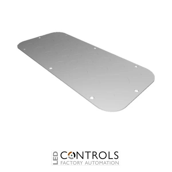 SZ2572.100 SZ Metal gland plate, Size 2 with metric knockouts