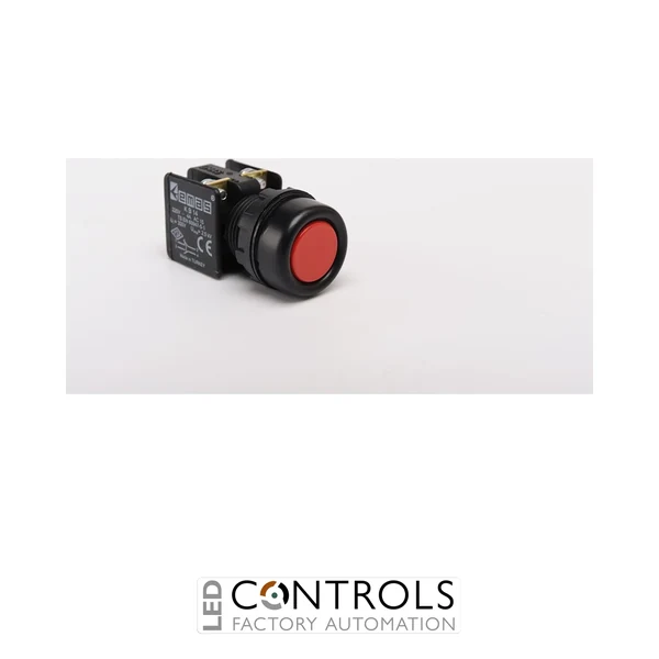 EMAS KB14RK EMAS KB PUSH BUTTON RED  DBL CIRCUIT RED WITH SILICON COVER