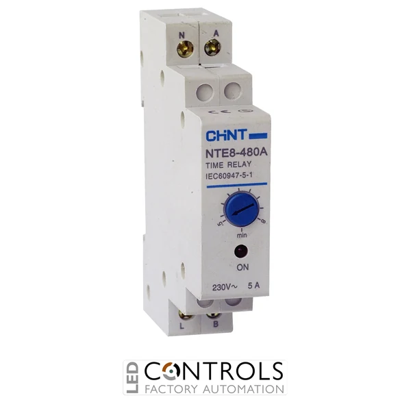 nte8-10a chint modular timer 0.1s-10s off delay