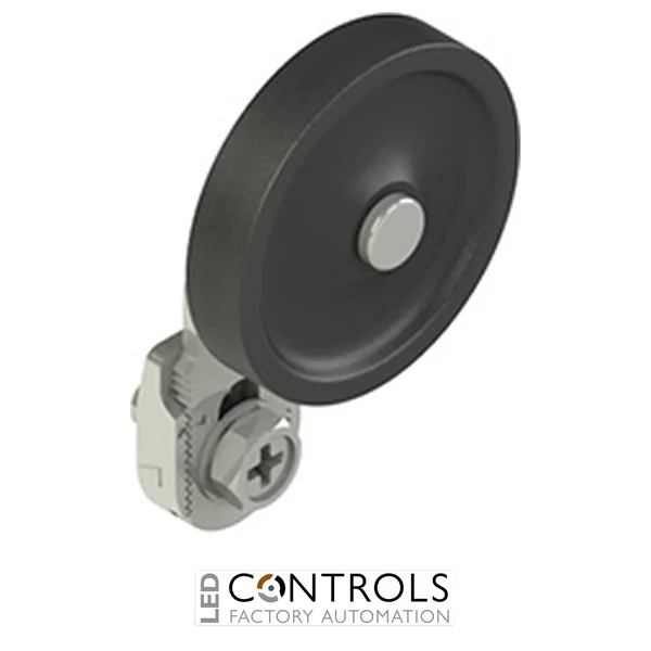 VN A00KH-R25 Pizzato Adjustable shaped metal revolving lever with technopolymer roller ? 35 mm