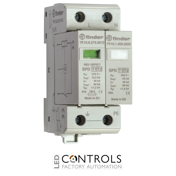 7P.12.8.275.1012 Finder Surge Protection Device SPD arresters 1ph