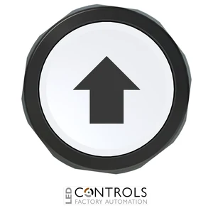 1SFA619199R1005 ABB CP9-1005 White Left-Arrow Momentary Pushbutton 1NO+1NC - image 2
