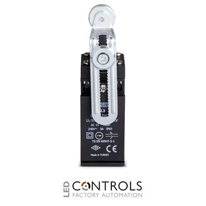 EMAS L3K13MEM124 EMAS L3 SERIES LIMIT SW. SNAP ACTION 1NC+1NO METAL ROLLER - image 3