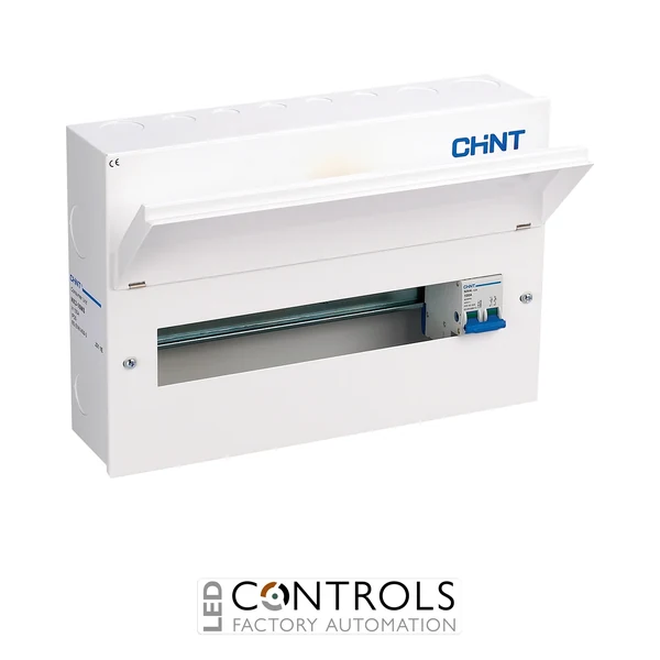 nx3-18s chint 6 x 6 dual rcd metal consumer unit amendment 3