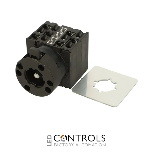 CS20A-ST033 IMO Cam Switch 3 Pole 3 Pos. + OFF 20Amp, Step, With Legend Plate