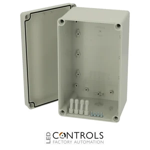 8784319 Fibox ABS MH 125 G Enclosure, ABS Grey cover