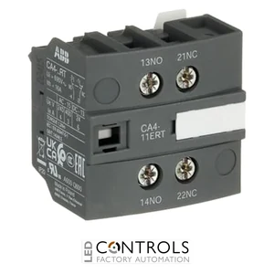 1SBN010155R1011 ABB CA4-11ERT 2 Pole Auxiliary Contact Block 1NO 1NC 690V