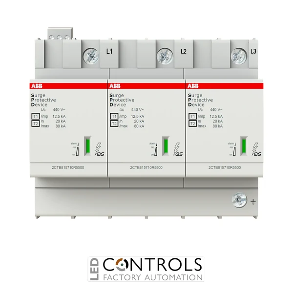 2CTB815710R3500 ABB OVR T1-T2 3L 12.5-440s P TS QS Combined Surge Protective Device