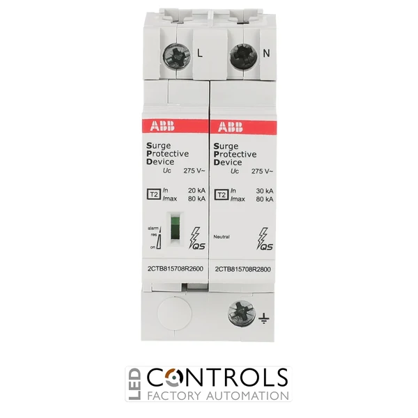 2CTB815708R1400 ABB OVR T2 1N 80-275s P QS Surge Protective Device