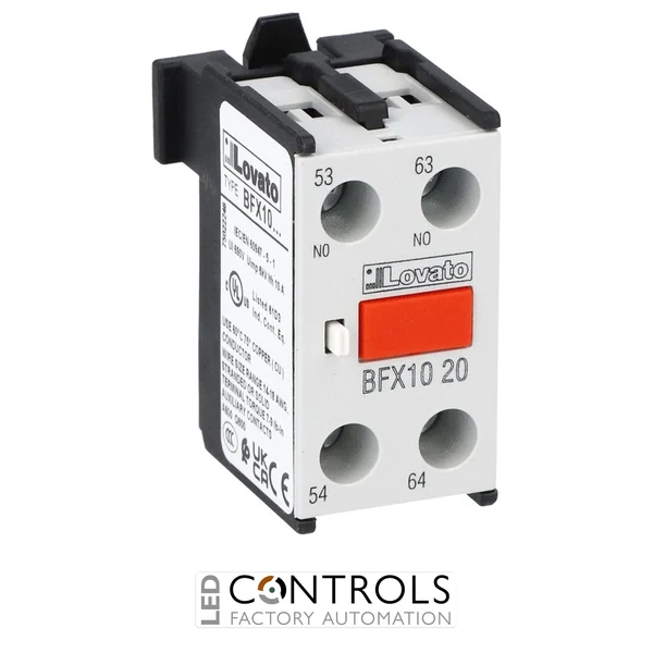 BFX1020 - 2NO AUX CONTACT BLOCK FRONT MOUNTING