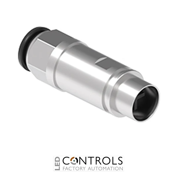 CX 8.0 MPQV ILME Female metal pneumatic contact with closing valve OD 8mm