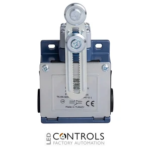 EMAS L53K13MEM122 EMAS L53 SERIES LIMIT SW. SNAP ACTION 1NC+1NO SHORT METAL ROLLER - image 3