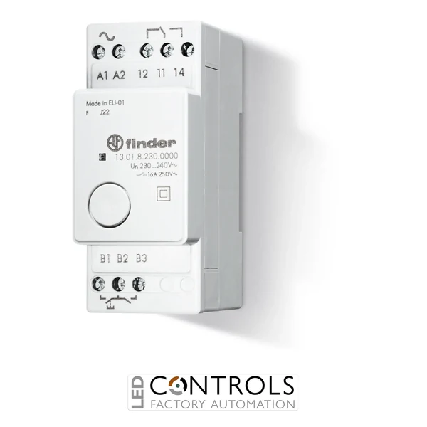 13.01.0.024.0000T Finder step relay din rail 1pole 16A DC 24V