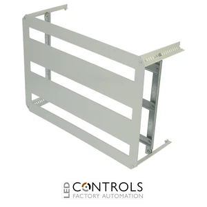 8120790 Fibox DRS ARCA 507030 DIN rail frame set 3 rows x 32 modules, for size 500x700x300