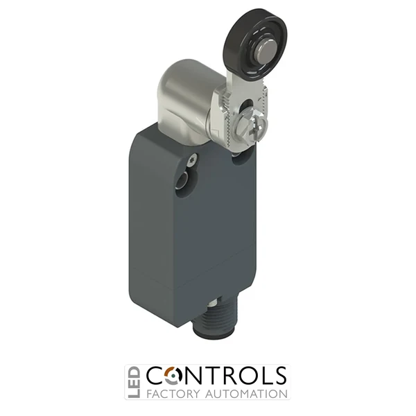 NF B112KB-SMK Pizzato Modular prewired switch with adjustable straight metal revolving lever roller