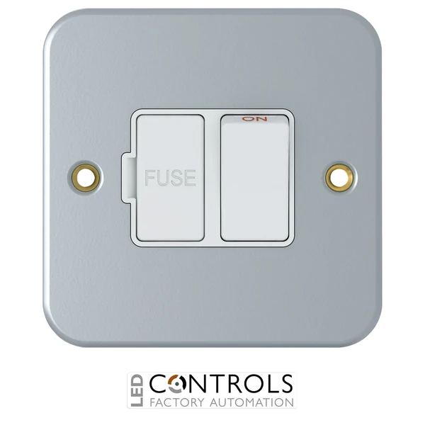 sm2132 chint 13a switched fused spur metalclad