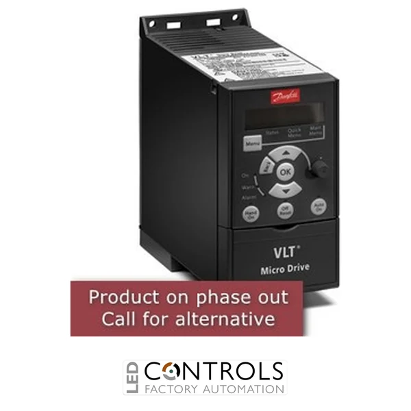 132F0030 Danfoss VLT Micro Drive FC-51 7.5KW/10 HP 380-480VAC IP20 - to be phased out