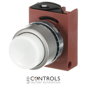 1SFA184507R9105 ABB P9MPLBSD White Extended Illuminated Momentary Pushbutton - image 3