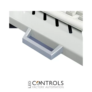 DK5501.730 Rittal Handles For pull-out component shelves Spray-finished silver-grey