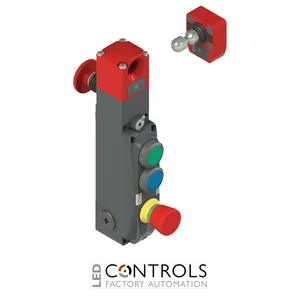 NG 2D7D413C-F31 Pizzato NG series safety switch with lock and integrated control devices, with actuator