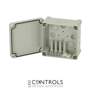 5814021 Fibox TAM111107 Enclosure, ABS, metric knock-outs Grey cover