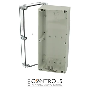 7022711 Fibox PCT 153412 Enclosure, Polycarbonate Clear transparent cover