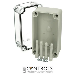 8724006 Fibox PC C 85 T Enclosure, Polycarbonate Transparent cover