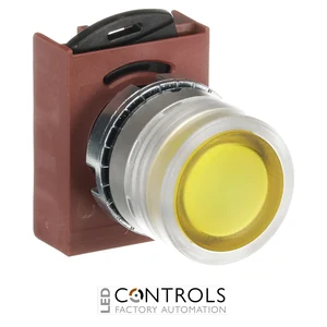 1SFA184493R9103 ABB P9MPLGGD P9M Yellow Flush Illuminated Momentary Pushbutton