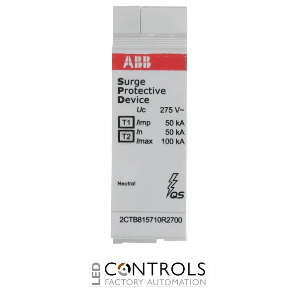 2CTB815710R2700 ABB OVR T1-T2 N 50-275s C QS Type 1+2 Surge Protection Cartridge
