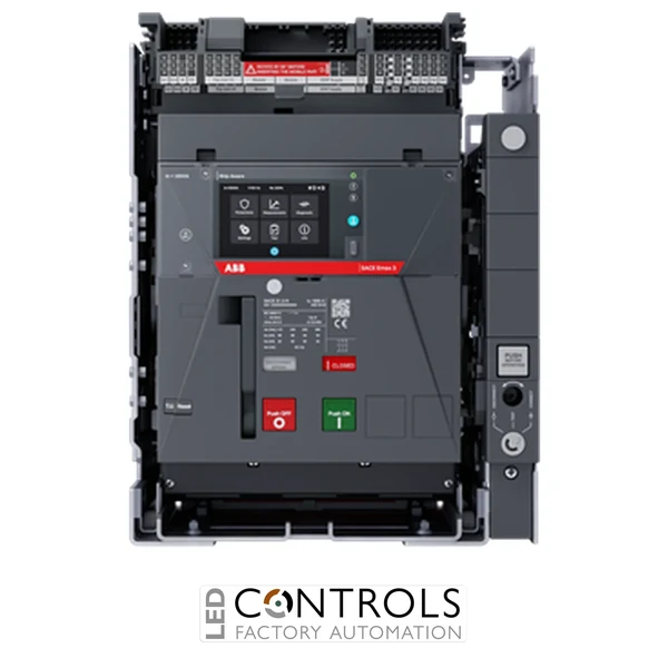 ABB SACE Emax 3 E1.3B 1000 ACB 3 Pole 1000A 42kA Ekip Aware LSI Withdrawable Moving Part