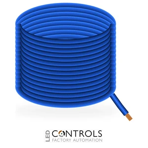 Eland Tri-rated Panel Wire H05V2-K 1mm² Blue – 100m Drum