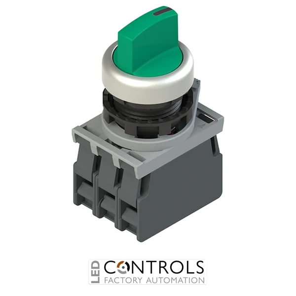 E2 AC-DXBC1817 Pizzato Complete unit with illuminated selector, fixing adapter and contacts