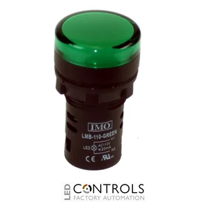 lmb-24-green imo led pilot light 24ac/dc green ip65