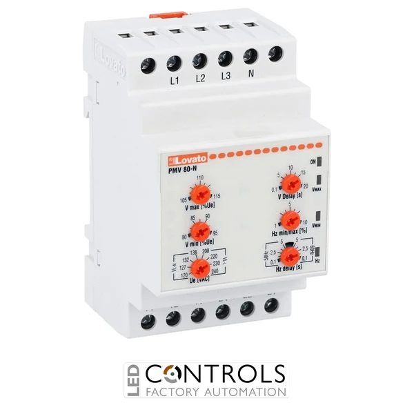 PMV80NA240 - RELE' PROT.RETE 3F/N 208/240V MULTIFUNZ.