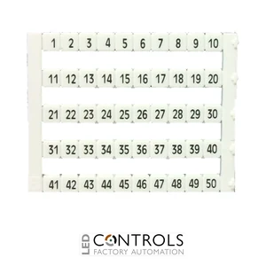 MT5-1-50 IMO Marker 5 x 5 mm White, Printed 1-50