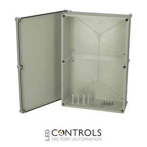 5330365 Fibox PC 5638 18 G Enclosure, Polycarbonate Grey cover
