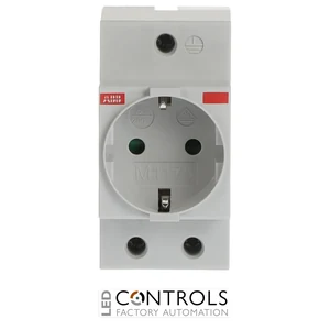 2CSM210000R0721 ABB M1175 German Schuko Grey Modular Socket 16A 250V AC
