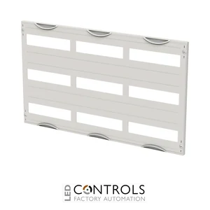 2CPX062850R9999 ABB AS233 Slotted Distribution Board Cover 750 x 450mm 3-Field RAL 7035 IP2XC - image 2