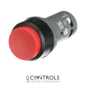 1SFA619102R1011 ABB CP3-10R-10 Compact Pushbutton Red Extended 1NO - image 2