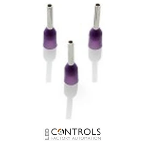 CEF025F Partex FERRULE 0.25MM VIOLET SINGLE (100)