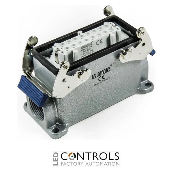 EMAS EBM16PD27 EMAS 16 POL.16A HOUS.W FEM. INS.SIDE ENTRY W MTL LATCH