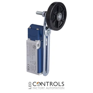EMAS L5K13MEL123RA EMAS L5 SERIES LIMIT SW SNAP ACTION 1NC+1NO RUBBER ROLLER RESET ADJUSTABLE