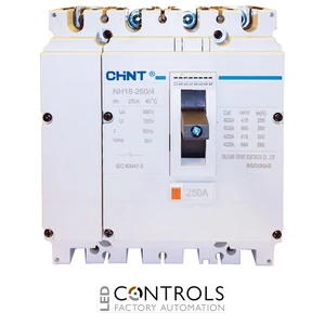 nh18-250/200/4 chint 200a 4 pole mccb type isolator