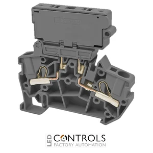 PFD2.5LD-24VDCGREY IMO Push Fit Terminal 2.5mm, 24A, Double Deck