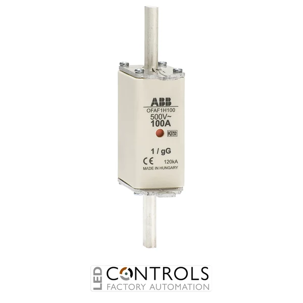 1SCA022627R4490 ABB 200A gG DIN 43620 Size 1 500V HRC Fuse Link