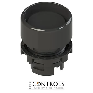 E2 1PU2P1210-T6 Pizzato Spring-return black booted pushbutton